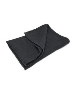 Ľanový uterák čierny, 70*130 cm