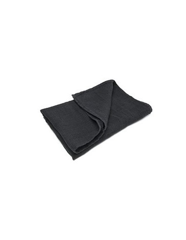 Ľanový uterák čierny, 70*130 cm