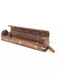 Drevený zatvárací stojan na vonné tyčinky 2