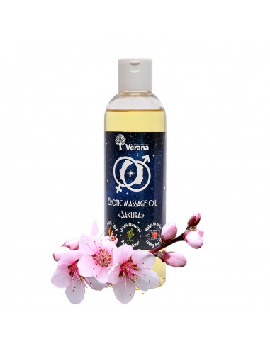 Erotický masážny olej Sakura 250 ml