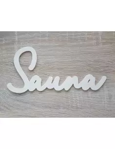 Nápis na saunu