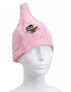 Čiapka do sauny 100 % bavlna Ružová