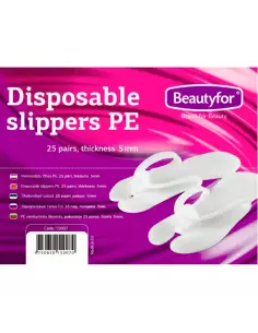 Kapcie jednorazowe, 25 par 2