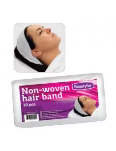 Jednorazowa kosmetyczna opaska na głowę, 10 szt.