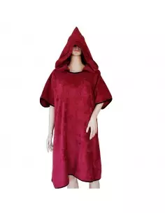 Ponczo z kapturem Bordo 80*90 cm