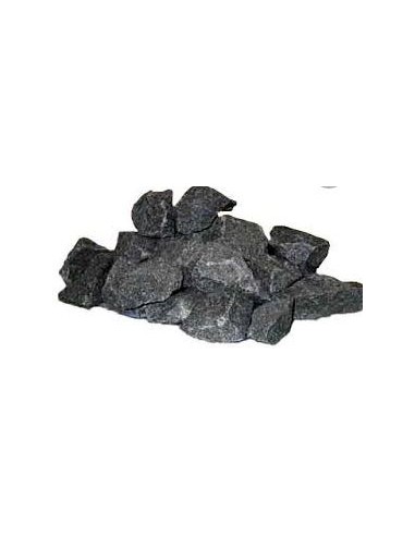 Kamene do sauny  gabro - diabaz ,90-120 mm, kartón (krabica) 20 kg