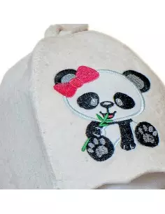 Czapka do sauny Panda 2