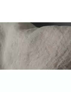 Sivá ľanová látka 2