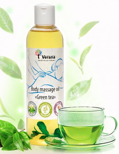 Tělový a masážní olej Zelený čaj 250 ml
