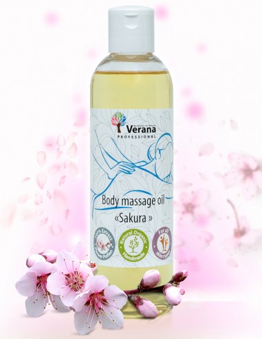 Masážny olej Sakura 250 ml