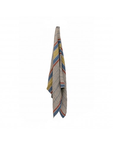 Lněně bavlněný ručník barevný 65 x 130 cm