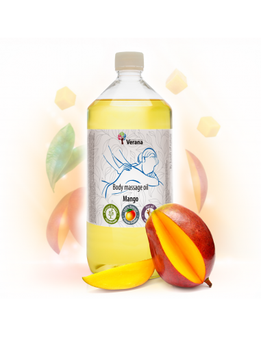 Masážní olej Mango, 1000 ml