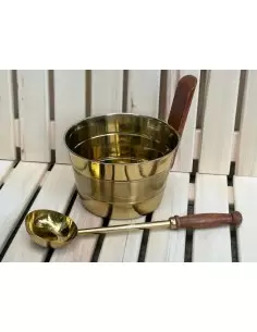 Wiadro do sauny ze stali nierdzewnej 2