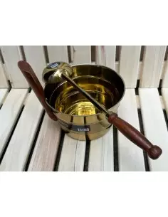 Łyżka do sauny ze stali nierdzewnej 2