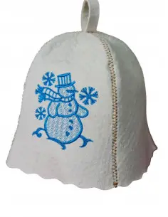 Kapelusz bałwana do sauny