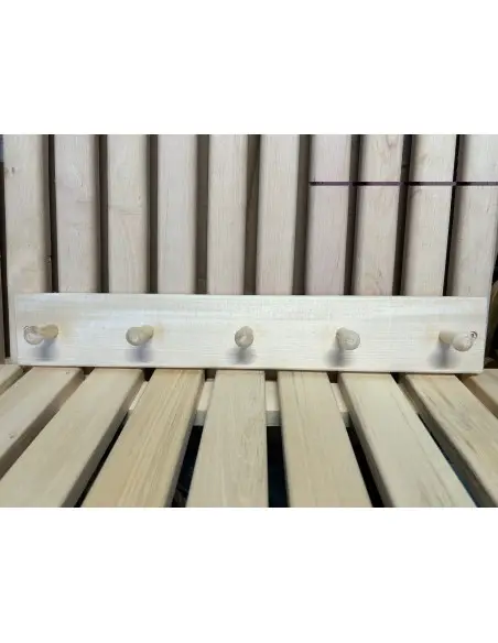 Vešiak do sauny 5 háčikov