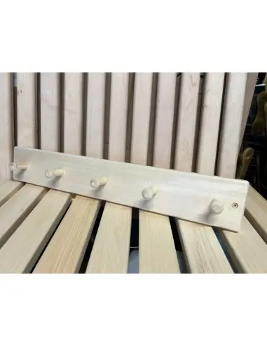 Vešiak do sauny 5 háčikov