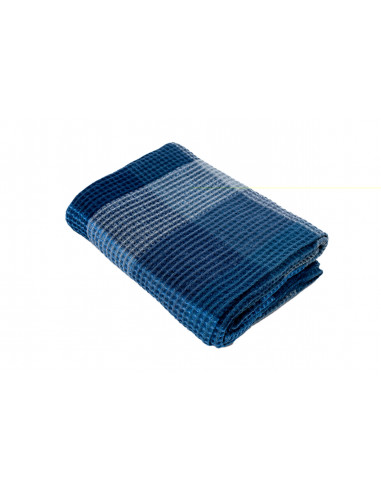 Lněno-bavlněný ručník ručník v barvě mechu 100 x 150 cm