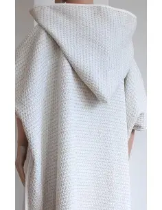 Ponczo z kapturem, len 70 x 80 cm 2