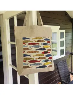 Lniana torba Rybky 2