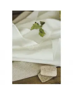 Lniany - bawełniany ręcznik kuchenny Biały