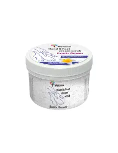 VERANA Kremowy peeling do rąk i stóp Egzotyczny kwiat, 500 g