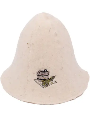 Czapka do sauny 100% wełna