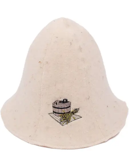 Czapka do sauny 100% wełna