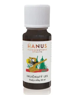 Hanus Esencia Ihličnatý les, svaly a kĺby, 20 ml