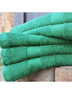 Ręcznik bawełniany zielony 70 x 140 cm