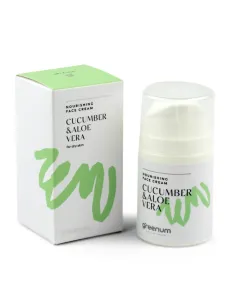 GREENUM Krem do twarzy ogórek i aloes, 50 ml