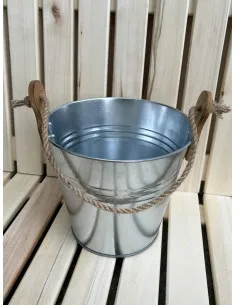 Wiadro do sauny ocynkowane 10 l