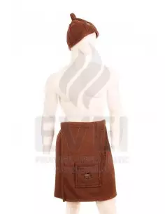 Kilt do sauny, klobúk do sauny 100 % bavlna