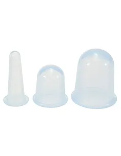 Silikonowa kolba do masażu rozmiar S, przezroczysta