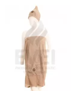 Dámsky ľanovo bavlnený set do sauny