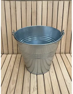 Wiadro do sauny 12 L, ocynkowana cyna