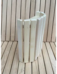 Klosz do sauny narożny owalny