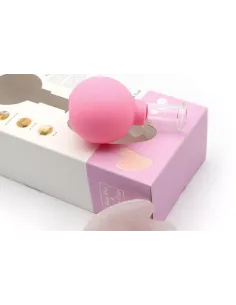 Szklana kolba do masażu z balonem i skrobaczką 2