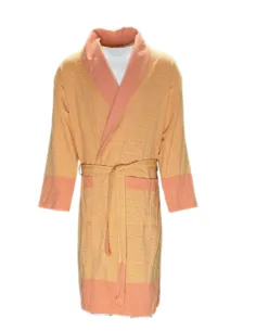 Bawełniany szlafrok Hamam, pomarańczowy