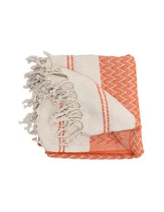 Ręcznik do łaźni tureckiej Waves 100 x 180 cm, pomarańczowy